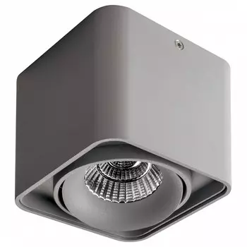 Накладной светильник monocco (lightstar) серый 10x9x10 см.