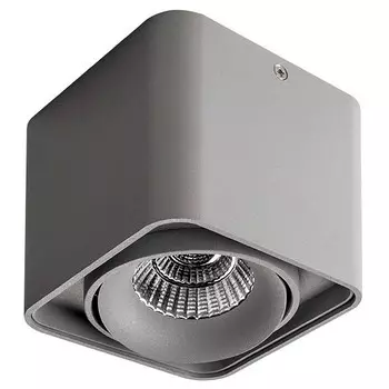 Накладной светильник monocco (lightstar) серый 10x9x10 см.