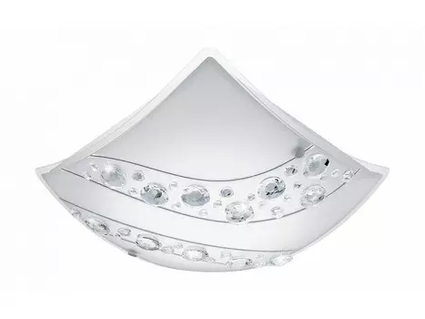 Накладной светильник nerini (eglo) белый 34x9x34 см.