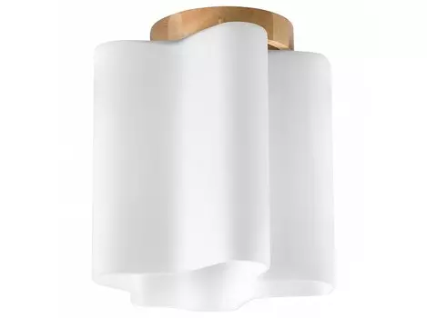 Накладной светильник nubi legno (lightstar) белый 20.0 см.