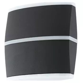 Накладной светильник perafita (eglo) черный 17x17x9 см.