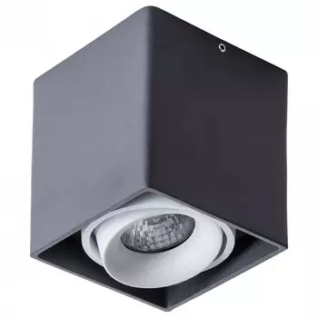 Накладной светильник pictor (arte lamp) черный 9x10x9 см.