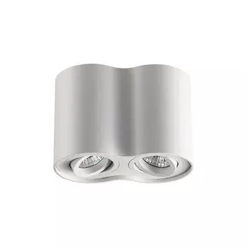 Накладной светильник pillaron (odeon light) белый 18x13x10 см.