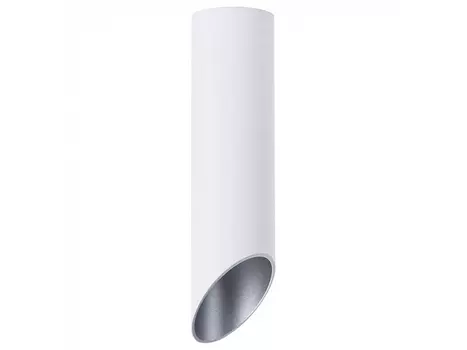 Накладной светильник pilon-silver (arte lamp) белый 22 см.