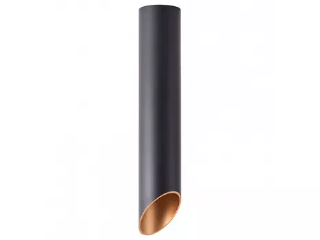 Накладной светильник pilon-silver (arte lamp) черный 30 см.