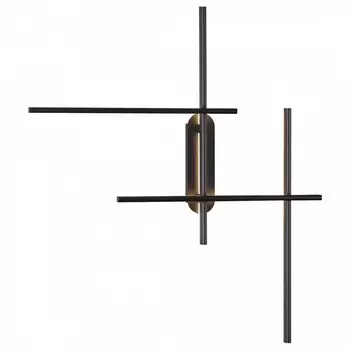 Накладной светильник rudy (odeon light) черный 68x78x4 см.