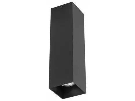 Накладной светильник rullo (lightstar) черный 8x25x8 см.