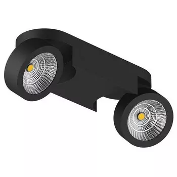 Накладной светильник snodo (lightstar) черный 26x5x10 см.
