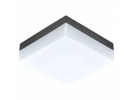 Накладной светильник sonella (eglo) черный 21x7x21 см.