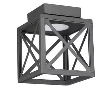 Накладной светильник street 1 (novotech) черный 16x20x16 см.
