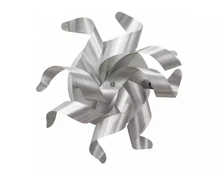 Накладной светильник turbio (lightstar) серебристый 30x30x15 см.