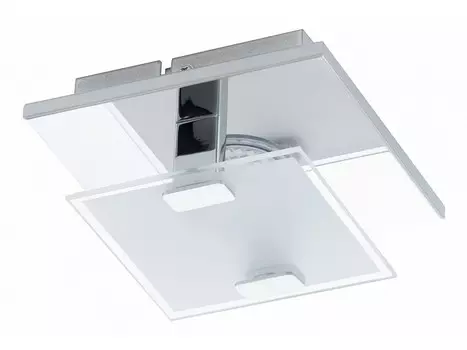 Накладной светильник vicaro (eglo) серебристый 13x6x13 см.