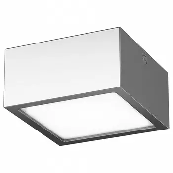 Накладной светильник zolla quad led-sq (lightstar) серебристый 10x5x10 см.