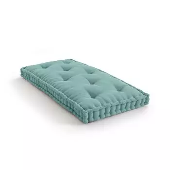 Напольный матрас panama (laredoute) бирюзовый 60x7x120 см.