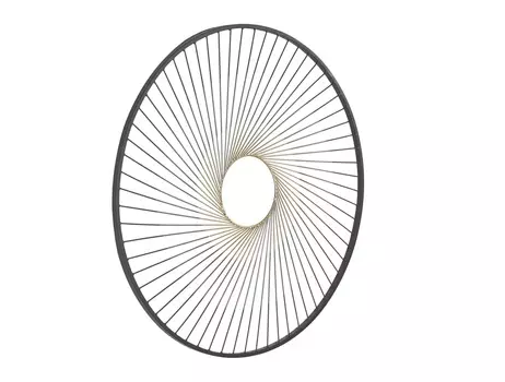 Настенная панель anush (la forma) черный 80x80x1 см.