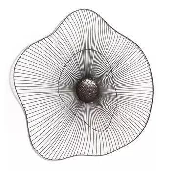 Настенная панель rayo (la forma) коричневый 95x93x6 см.