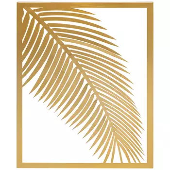 Настенное панно «сабаль» (object desire) золотой 47x61x3 см.