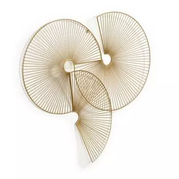 Настенное панно venertia (la forma) золотой 61x63x5 см.