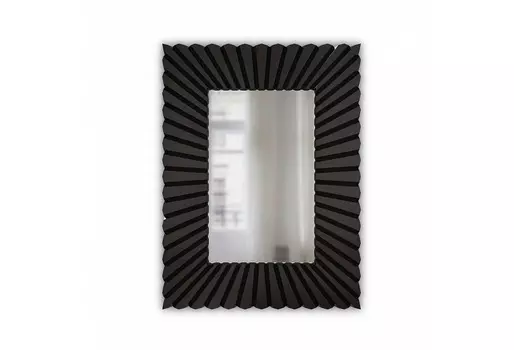 Настенное зеркало albergo (ambicioni) черный 89.0x119.0x3.0 см.