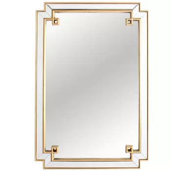 Настенное зеркало «астрид голд» (object desire) золотой 65x96x3 см.