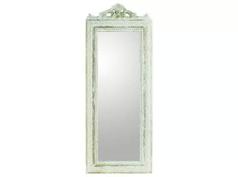 Настенное зеркало beige nuvo (to4rooms) зеленый 35.0x90.0x2.0 см.