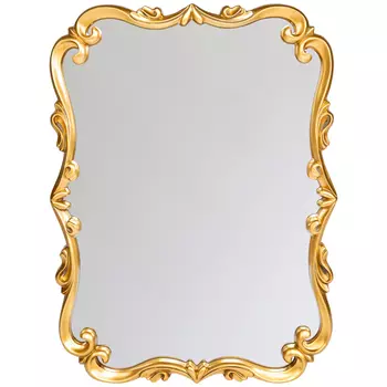 Настенное зеркало «бернардо» (object desire) золотой 75x100x4 см.