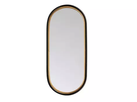 Настенное зеркало «катрин голд» (object desire) черный 40x93x3 см.