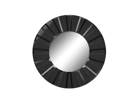 Настенное зеркало luciana (ambicioni) черный 89.0x89.0x3.0 см.