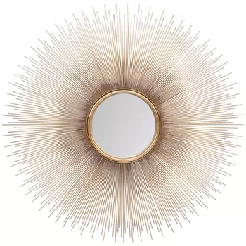 Настенное зеркало «парадизо» (object desire) золотой 90x90x2 см.