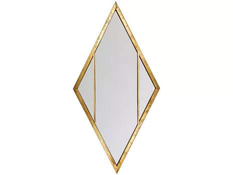 Настенное зеркало санторини (object desire) золотой 61.0x116.0x2.5 см.