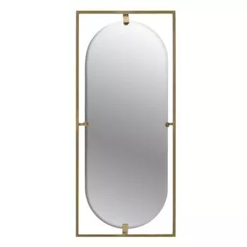 Настенное зеркало (to4rooms) золотой 46x106x4 см.