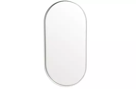 Настенное зеркало ванда 90*50 (simple mirror) белый 50x90x4 см.