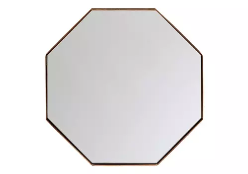 Настенное зеркало «велау» (object desire) золотой 40x40x3 см.