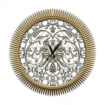 Настенные часы flores (inshape) серебристый