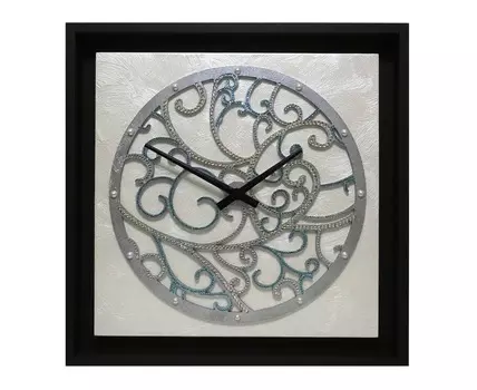 Настенные часы (mariarty) белый 60x60x4 см.