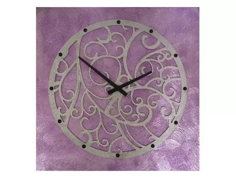 Настенные часы (mariarty) фиолетовый 60.0x60.0x4.0 см.