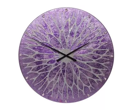 Настенные часы (mariarty) фиолетовый 60x4 см.