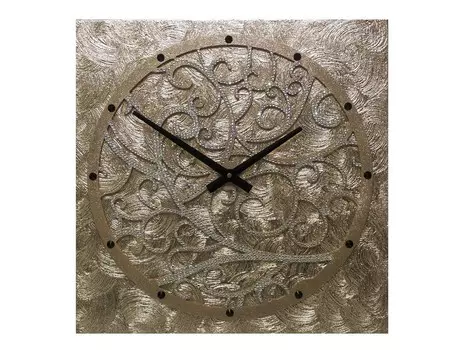 Настенные часы (mariarty) золотой 50.0x50.0x4.0 см.