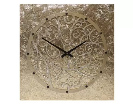 Настенные часы (mariarty) золотой 60x60x4 см.