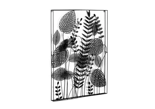 Настенный декор denecia (la forma) черный 61x81x4 см.