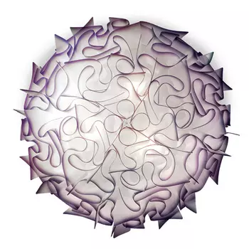 Настенный/потолочный светильник (to4rooms) фиолетовый 76x20x76 см.