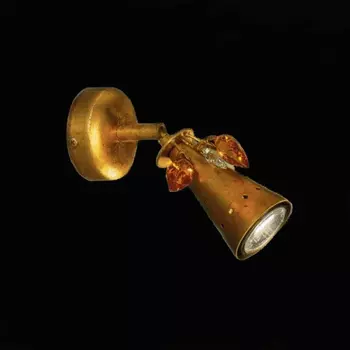 Настенный/потолочный светильник (to4rooms) золотой 16x8x10 см.