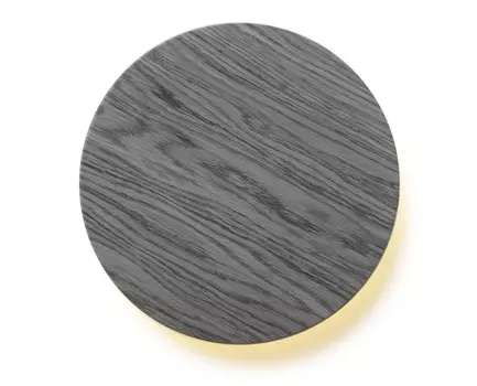 Настенный светильник circle color (woodled) серый 5 см.