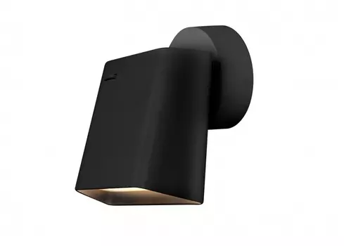 Настенный светильник crunk (iledex) черный 11x10x8 см.