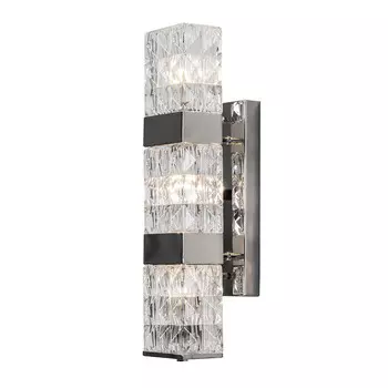 Настенный светильник (delight collection) серебристый 10x43x13 см.