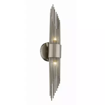 Настенный светильник (delight collection) серебристый 12x60x12 см.