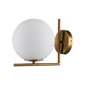 Настенный светильник (delight collection) золотой 25x20x20 см.