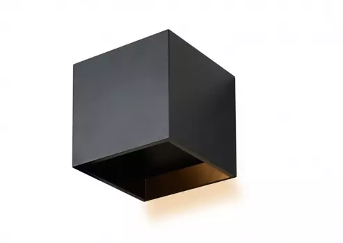 Настенный светильник dice (iledex) черный 10x10x10 см.