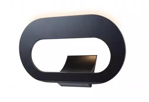 Настенный светильник gemini (iledex) черный 35x16 см.