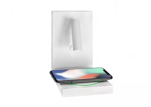 Настенный светильник icharge (iledex) белый 12x20 см.